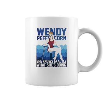 Wendy Peffercorn She Know Exactly What She’S Doing Coffee Mug | Favorety