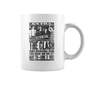 White The Clash Bonds 1981 Official Coffee Mug | Favorety CA