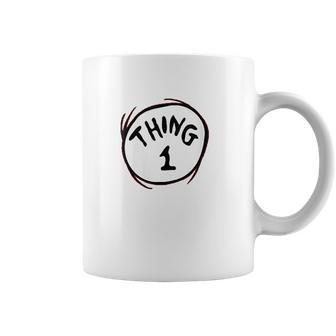 Womens Dr Seuss Thing 1 Emblem Coffee Mug | Favorety UK