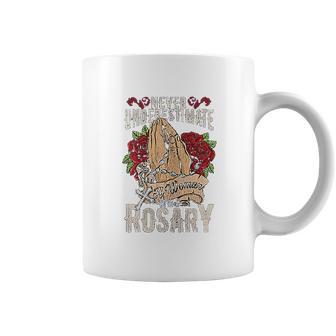 Womens Rosary Catholic Virgin Mary Coffee Mug | Favorety