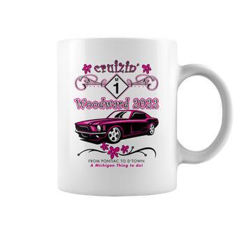 Woodward Avenue Cruise 2022 M1 Pink Style Coffee Mug | Favorety UK