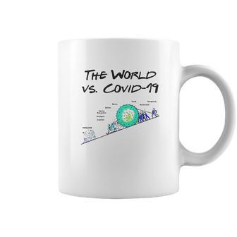 The World Vs Virus Fight Virus Cartoon Coffee Mug | Favorety CA