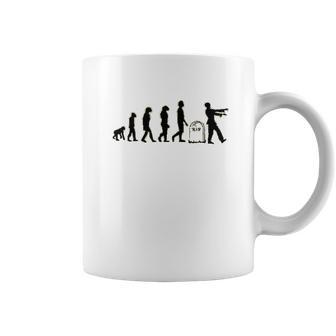 Zombie Evolution Funny Apocalypse Coffee Mug | Favorety