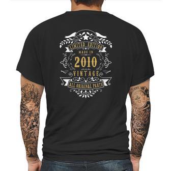 12 Years Old 12Th Birthday Made Born In 2010 Boys Girls Mens Back Print T-shirt | Favorety DE