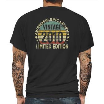 12 Years Old Legendary Retro Vintage Awesome Birthday 2010 Ver2 Mens Back Print T-shirt | Favorety UK