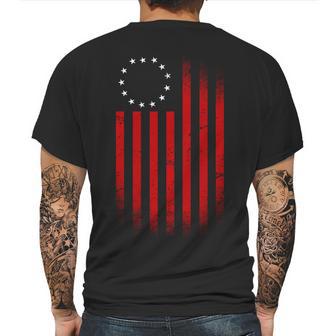 13 Colonies Betty Ross Vintage Flag Mens Back Print T-shirt | Favorety UK