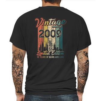 13 Years Old Birthday Gifts Vintage 2009 Limited Edition Mens Back Print T-shirt | Favorety UK