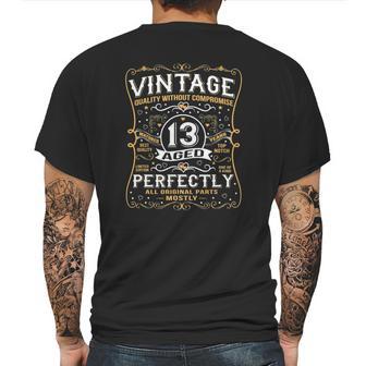 13 Years Old Gifts Vintage Born In 2009 Classic 13Th Birthday Mens Back Print T-shirt | Favorety CA