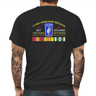 173Rd Airborne Brigade Vietnam Veteran Mens Back Print T-shirt | Favorety