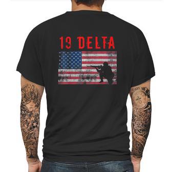 19 Delta Mos Cavalry Scout Mens Back Print T-shirt | Favorety