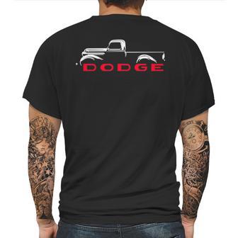 1939 1947 Dodge Pickup Truck Mens Back Print T-shirt | Favorety UK