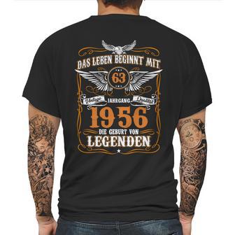 1956 Die Geburt Von Legenden Mens Back Print T-shirt | Favorety DE