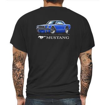 1965 1966 Ford Mustang Coupe Full Color Design Mens Back Print T-shirt | Favorety CA