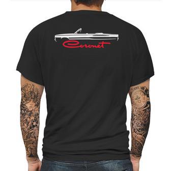 1966 1967 Dodge Coronet Convertible Mens Back Print T-shirt | Favorety AU