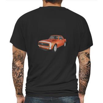 1967 Camaro Ss Button 1 Mens Back Print T-shirt | Favorety CA