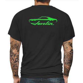 1968 1969 Amc Javelin Classic Color Outline Design Mens Back Print T-shirt | Favorety UK