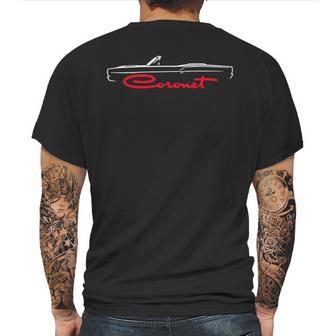 1968 1969 Dodge Coronet Convertible Mens Back Print T-shirt | Favorety AU