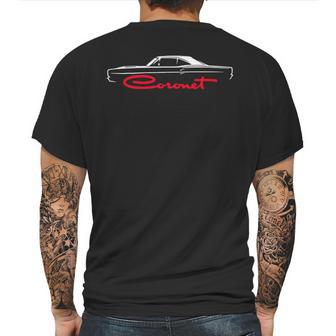 1968 1969 Dodge Coronet V2 Mens Back Print T-shirt | Favorety