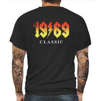 1969 Ac Dc Classic Birthday Rock And Legend Mens Back Print T-shirt | Favorety