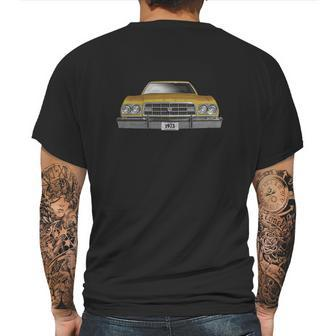 1973 Ford Gran Torino Two Sided Gold Mens Back Print T-shirt | Favorety UK