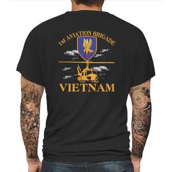 1St Aviation Brigade Mens Back Print T-shirt | Favorety