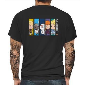 2 Chibi Characters Japanese Mens Back Print T-shirt | Favorety DE