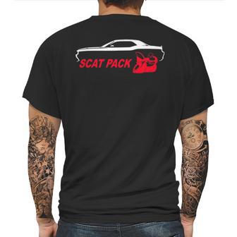 2015 2019 Dodge Challenger Scat Pack Classic Mens Back Print T-shirt | Favorety UK