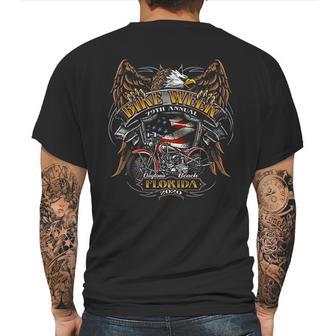 2020 Bike Week Daytona Beach Rebel Rider Mens Back Print T-shirt | Favorety