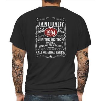 27Th Birthday Gifts 27 Years Old Born In January 1994 Ver2 Mens Back Print T-shirt | Favorety DE