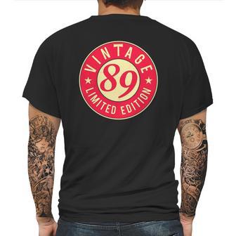 32Nd Birthday Gift Vintage 1989 - 32 Years Old Mens Back Print T-shirt | Favorety CA