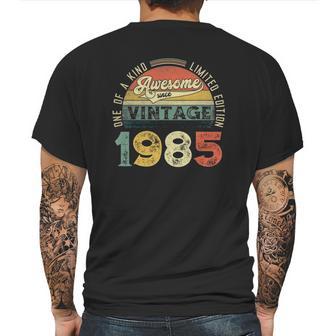 36 Years Old Distressed 1985 Vintage 36Th B-Day Retro Gifts Mens Back Print T-shirt | Favorety DE