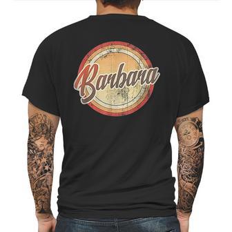 Graphic 365 Name Barbara Vintage Funny Personalized Mens Back Print T-shirt | Favorety