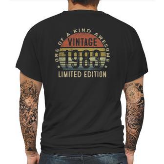 38 Years Old Gifts Vintage 1983 Limited Edition 38Th Birthday Mens Back Print T-shirt | Favorety