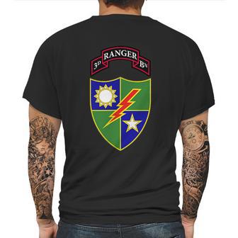 3Rd Battalion 75Th Ranger Regiment Mens Back Print T-shirt | Favorety