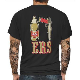 40Oz San Francisco Pistol Golden Empire Mens Back Print T-shirt | Favorety DE