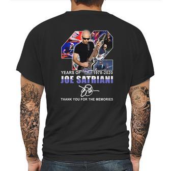 42 Years Of Joe Satriani 1978-2020 Signature Shirtn Mens Back Print T-shirt | Favorety AU