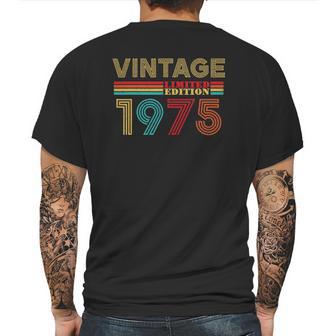 47 Years Old Vintage 1975 Limited Edition 47Th Birthday Mens Back Print T-shirt | Favorety DE