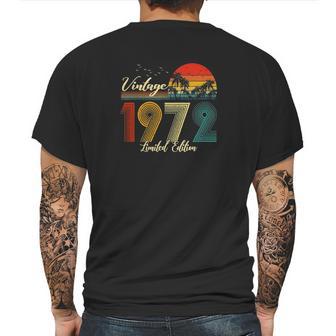 49 Years Old Birthday Tee Vintage 1972 Classic Theme Mens Back Print T-shirt | Favorety UK