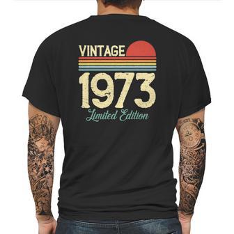 49 Years Old Vintage 1973 Classic Happy 49Th Birthday Mens Back Print T-shirt | Favorety CA