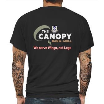 503Rd Infantry Regiment The Canopy Bar And Grill We Serve Wings Not Legs Mens Back Print T-shirt | Favorety DE