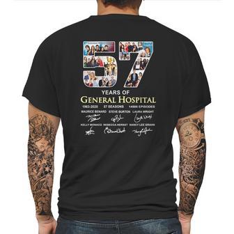 57 Years Of General Hospital 1963 2020 57 Seasons All Characters Signatures Shirtn Mens Back Print T-shirt | Favorety