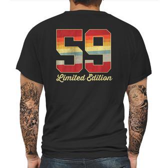 59Th Birthday Vintage Limited Edition 1963 59 Years Old Men Mens Back Print T-shirt | Favorety CA