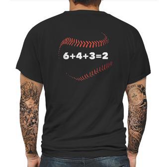 6432 Double Play Baseball Player Gift Baseball Saying Mens Back Print T-shirt | Favorety CA