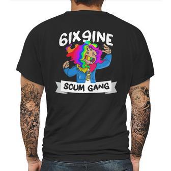 6Ix9ine Cartoon Mens Back Print T-shirt | Favorety DE