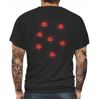 7 Bullet Holes Shot In The Back Black Lives Matter Mens Back Print T-shirt | Favorety UK