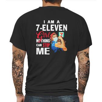 I Am A 7-Eleven Girl Nothing Can Stop Me Coronavirus Shirth Mens Back Print T-shirt | Favorety AU