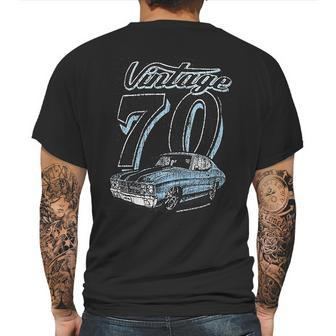 70 Chevelle Mens Back Print T-shirt | Favorety