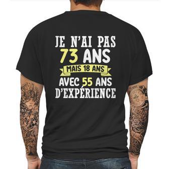 73 Years Birthday Gift For Humour Je Nai Pas 73 Cute Gift Mens Back Print T-shirt | Favorety AU