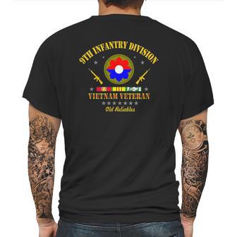 9Th Infantry Division Vietnam Veteran Old Reliables Veteran Mens Back Print T-shirt | Favorety