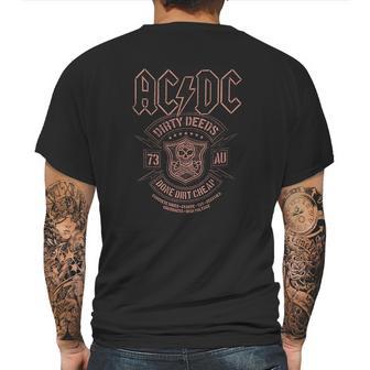 Ac Dc Dirty Deeds Mens Back Print T-shirt | Favorety